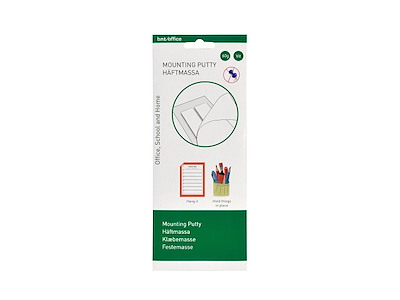 Klæbegummi BNT/OFFICE 60g hvid i blisterpak