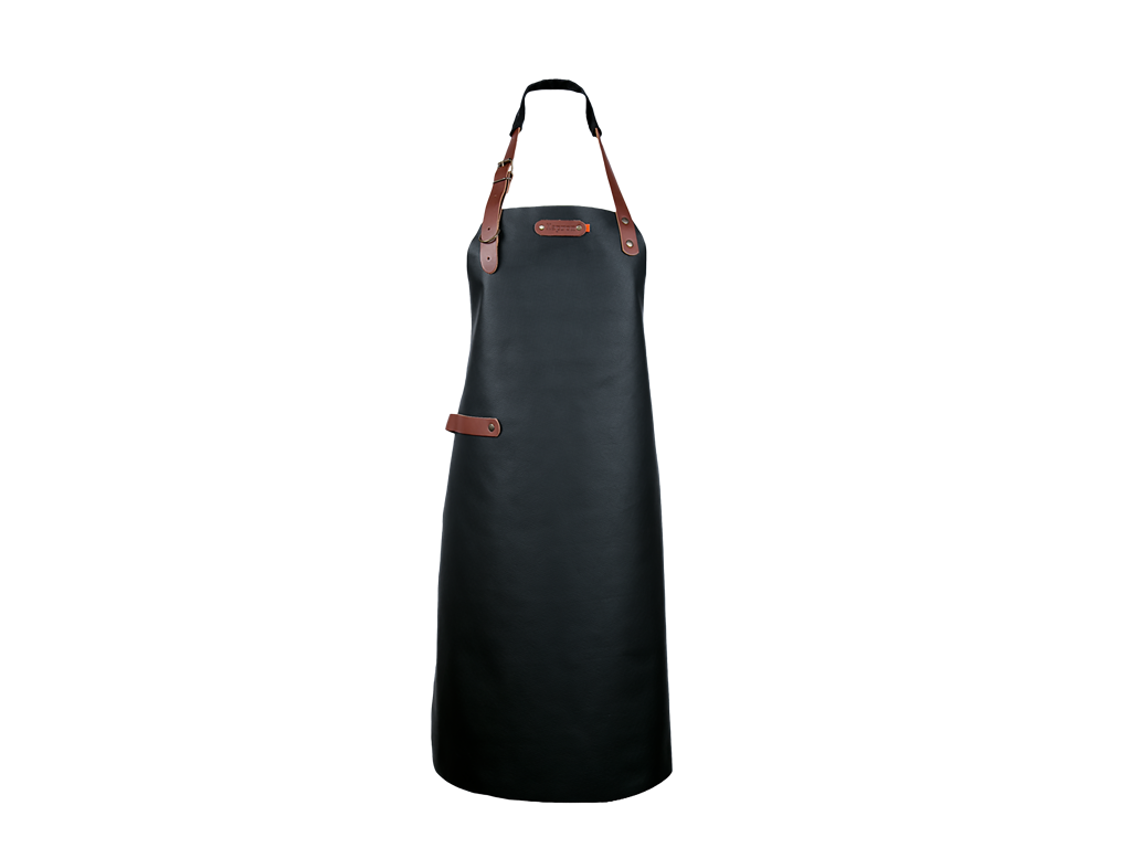 Leather apron Xapron black