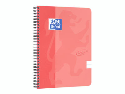 Notesbog Oxford TOUCH A5+ orange linieret 90g