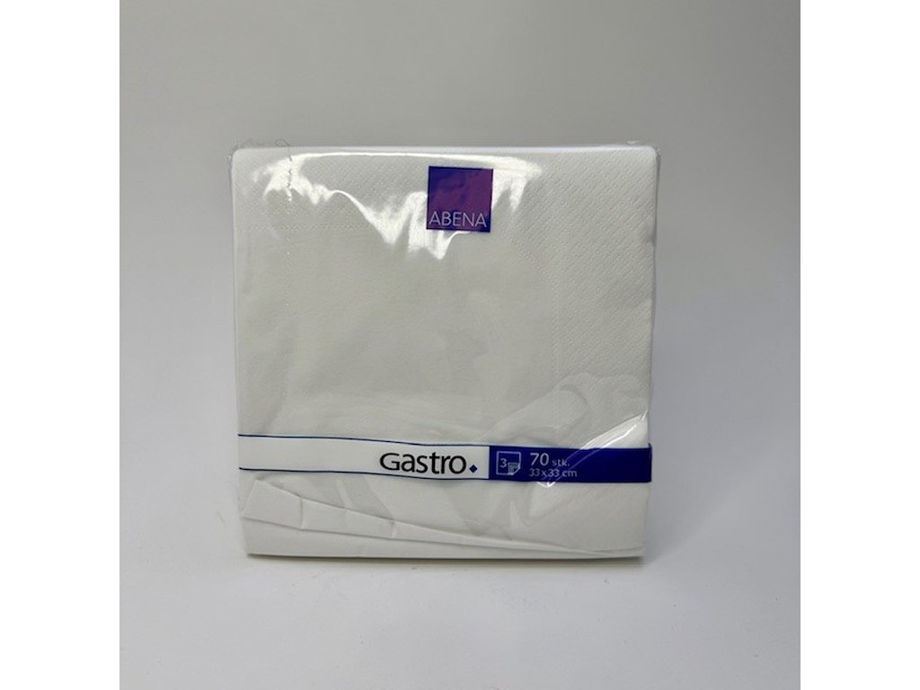 Napkins 33x33cm white 3-layers (1680 pieces)