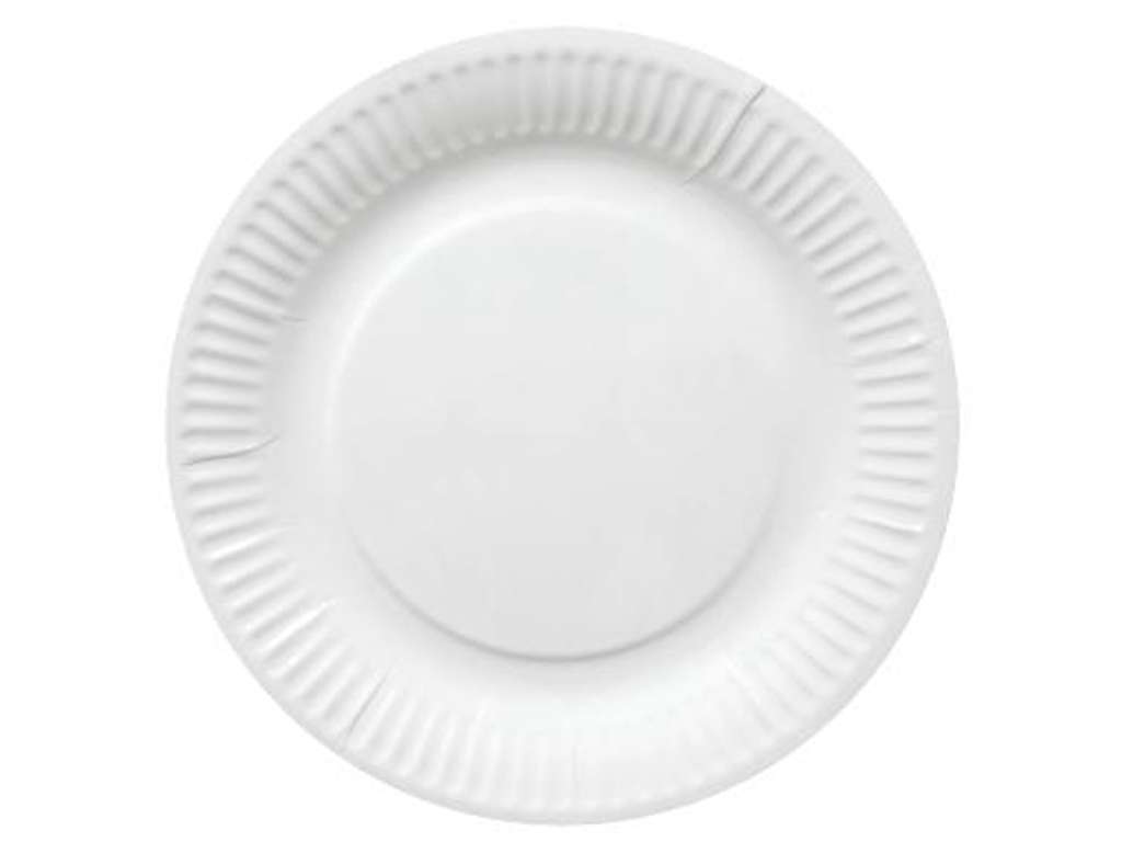 Tallerken pap  Ø 23 cm. 100 stk/pk.