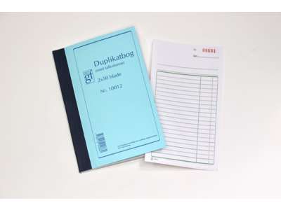 Duplicate Book No. 10012