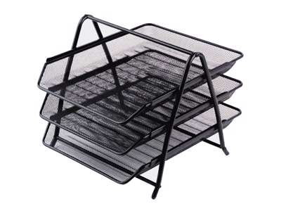 Brevbakkestativ tråd sort