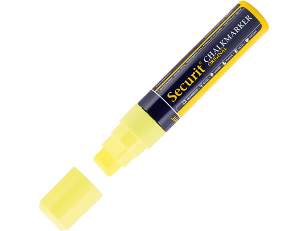 Securit Kridtmarker 7-15 mm gul