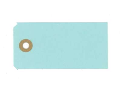Manilla tags 93 5x10cm l. blue