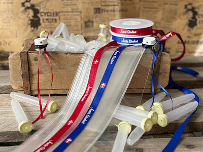 Bånd Årets Student rødt 13mm x 20m