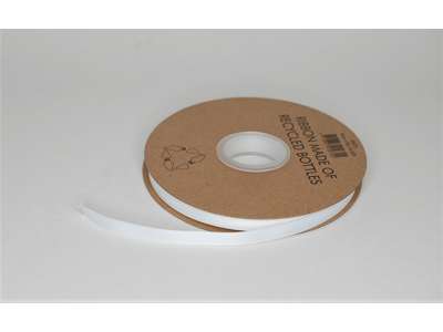 Recycle tape 9mm grooved white. 50 yards per roll
