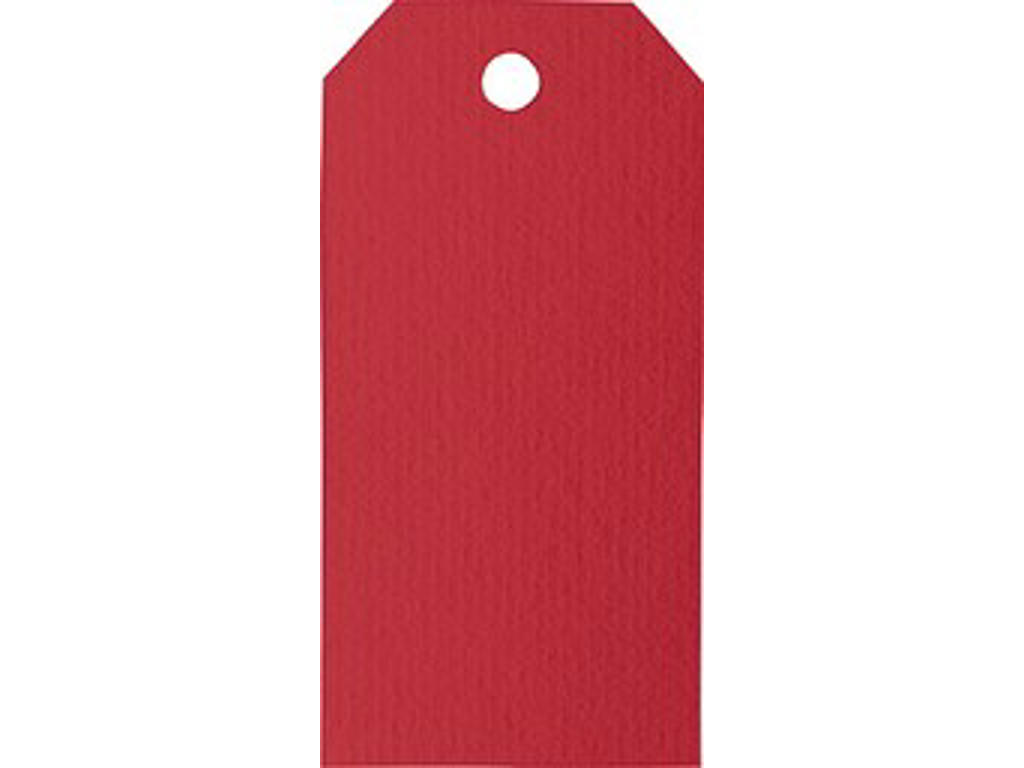 Manilla Tags 110g - Rød