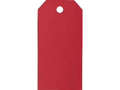 Manilla Tags 110g - Rød