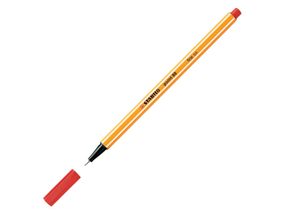 Stabilo 88 Fineliner rød