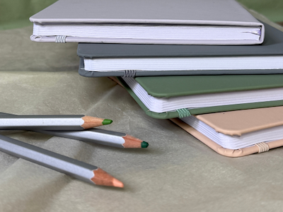 Notesbog A5, hardcover Syren - linieret