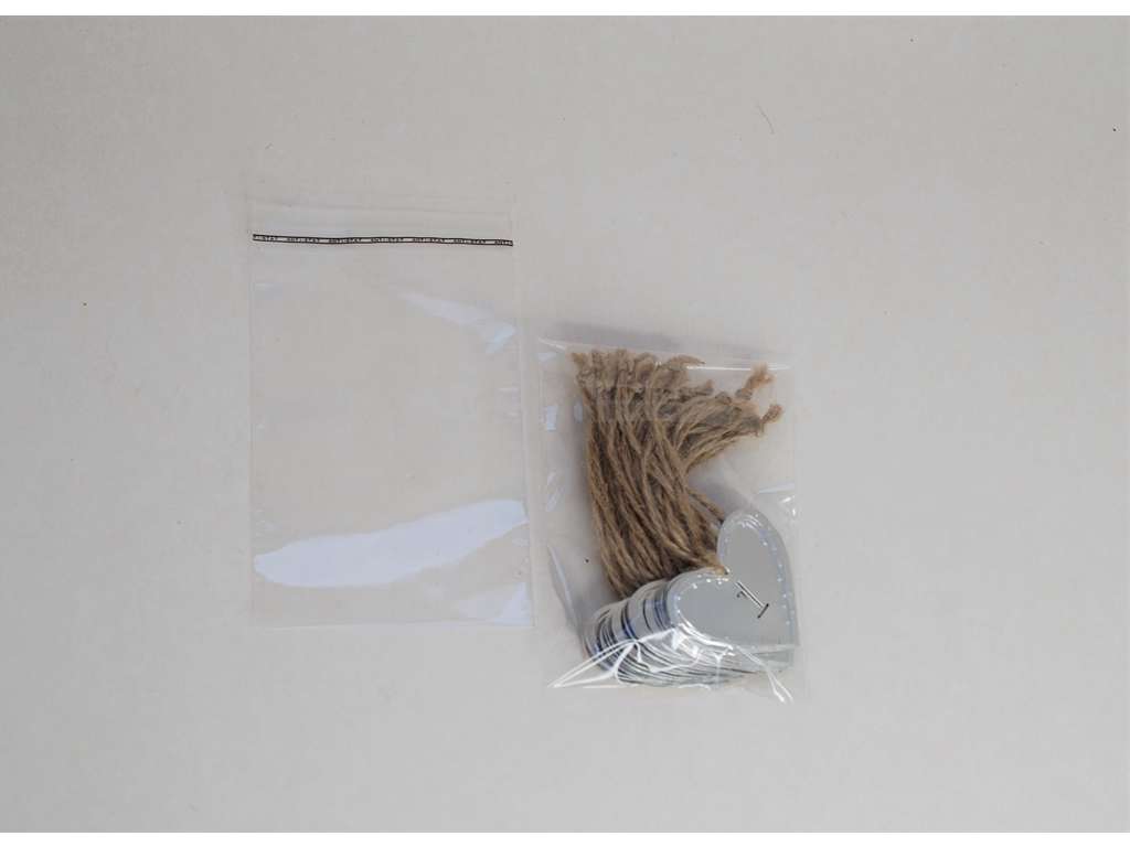 PP flat bags 7.8 x 10.8 cm with adhesive
