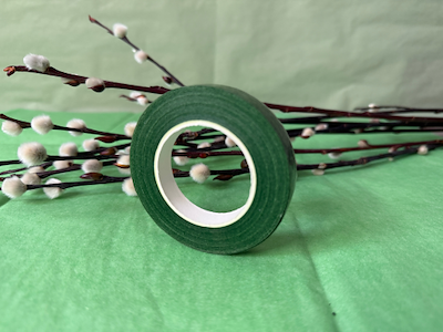 Flower tape 13 mm. green 2 rl. per package