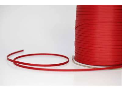 Silkebånd 3mm x 320 meter scarlet