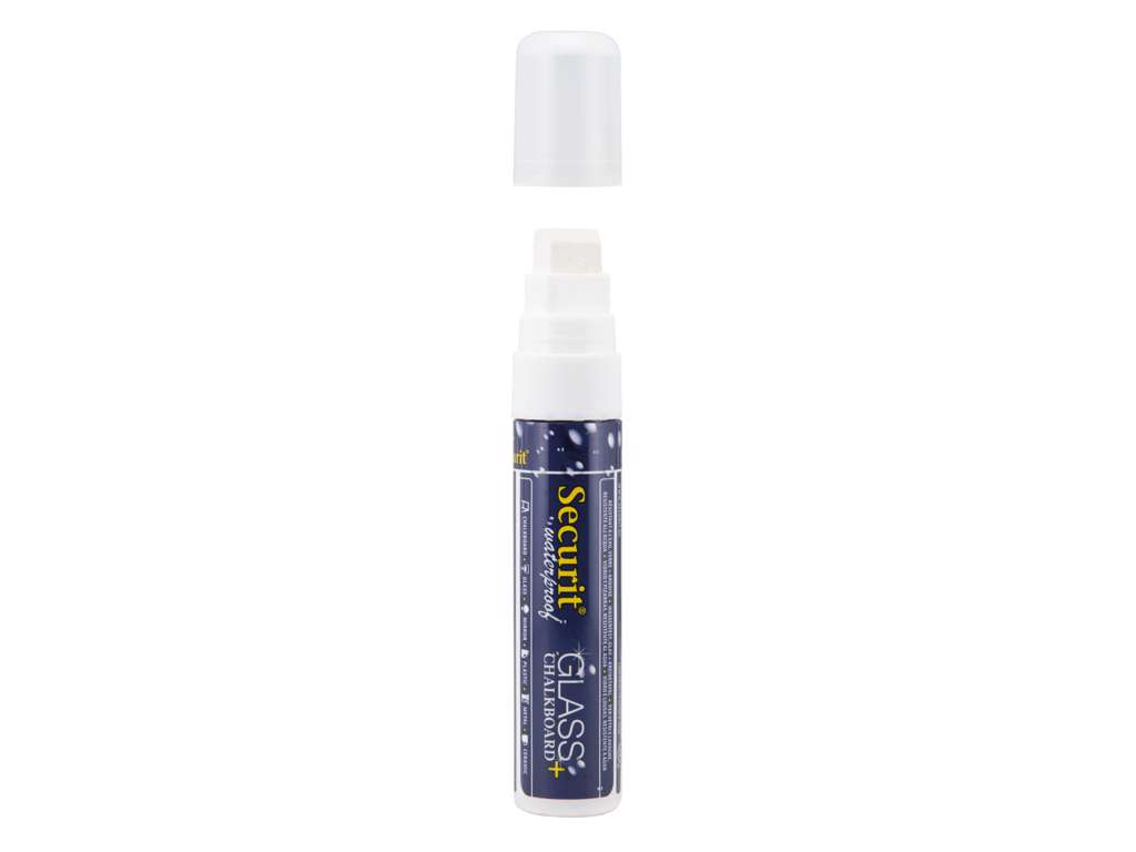Securit waterproof chalk markers 7-15mm white
