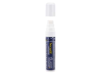 Securit waterproof chalk markers 7-15mm white