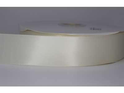 Silkebånd 38mm GLAT creme / antik hvid