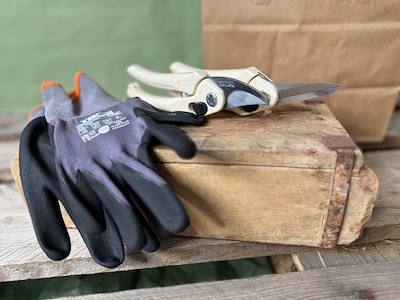 Kamaki flower scissors curved 900