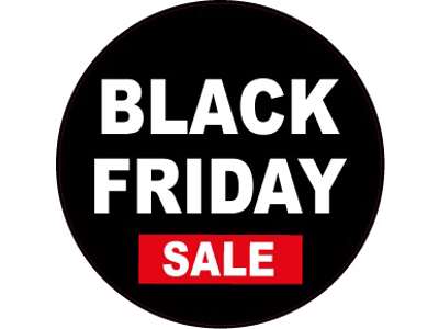 Black Friday streamer Ø 40cm