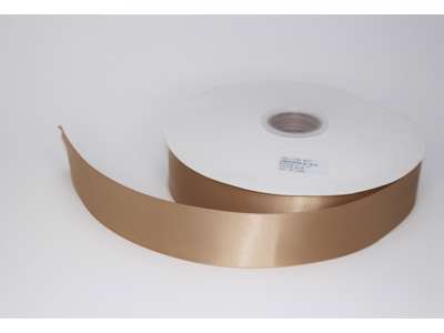 Silkebånd 38mm glat Latte