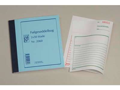 Delivery note book 2060