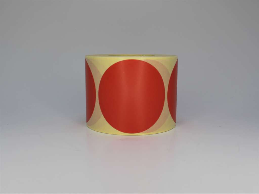 Labels Ø63mm Orange MAT