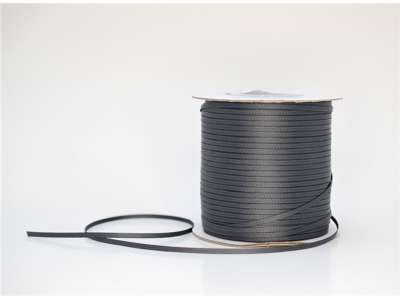 Silkebånd 3mm x 320 meter koksgrå
