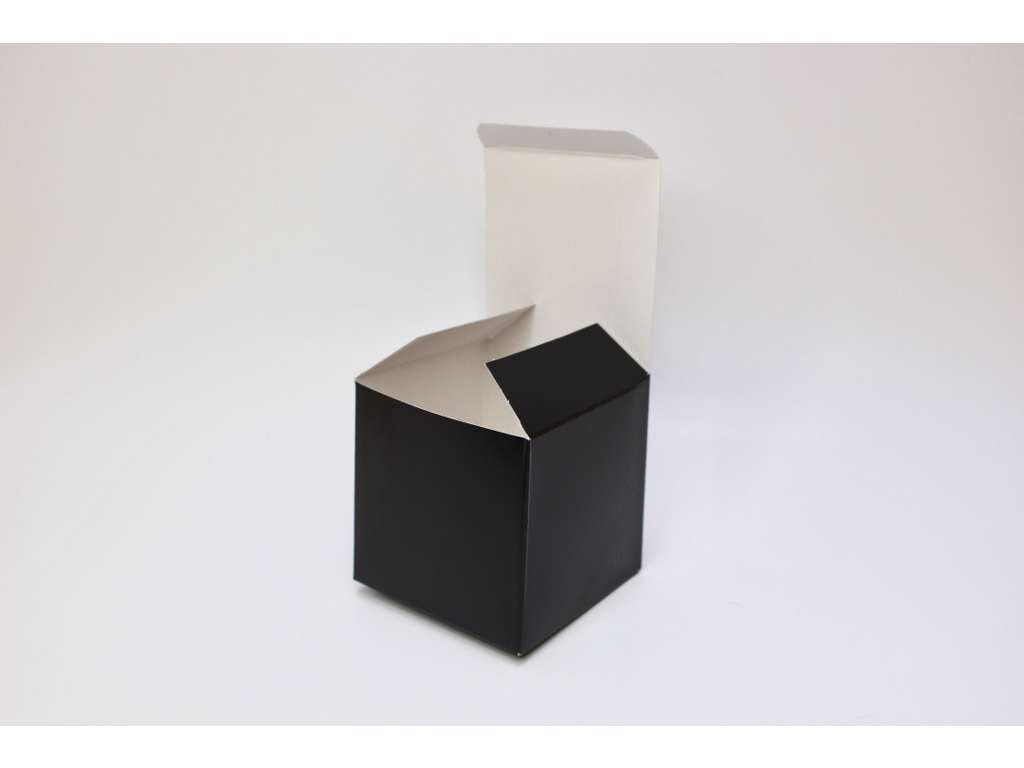 Gaveæske 10x10x10 cm sort