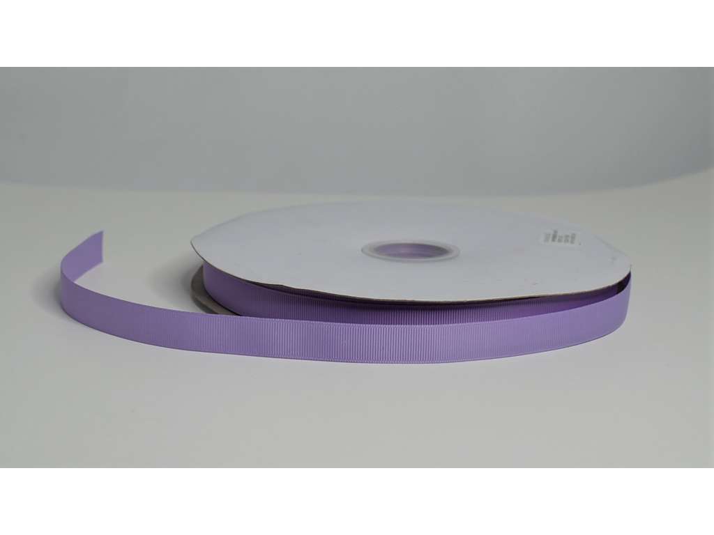 Silkebånd 16mm rillet lyslilla