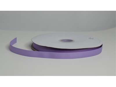 Silkebånd 16mm rillet lyslilla