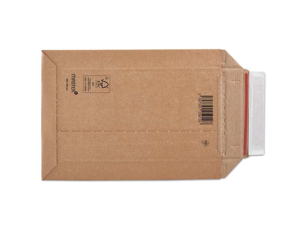 Papkonvolut brun 175x250mm A5  100 stk. / pk.