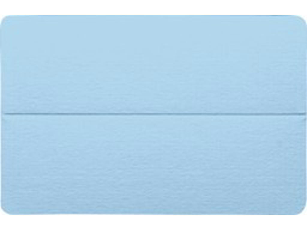 Bordkort dobbelte 107×70mm Lyseblå (10)