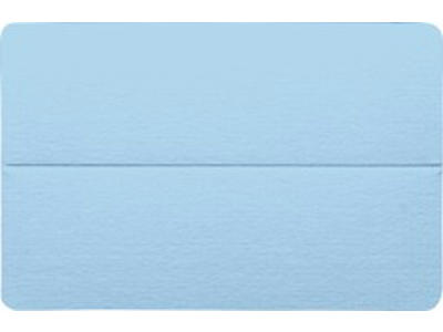 Bordkort dobbelte 107×70mm Lyseblå (10)