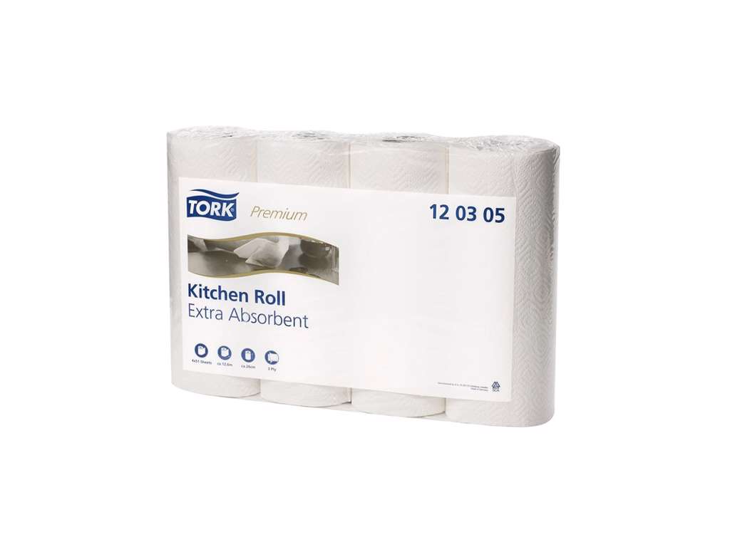 Køkkenruller 3-lags soft 48 rl. pr. sæk.
