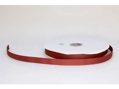 Silkebånd 16mm rillet Rust