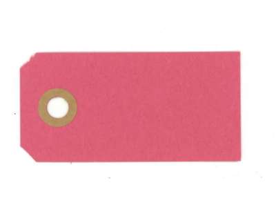 Manilla tags 91 x6cm Raspberry