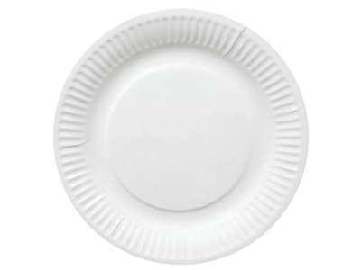 Paptallerken hvid 15 cm  250 stk./pk.
