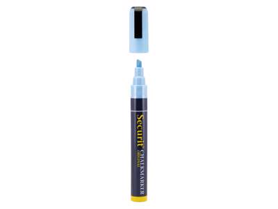 Securit kridtmarker 2-6mm lyseblå