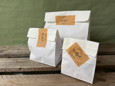 Block bottom bag SOS no. 1 (12x7x20 cm) 1000 pieces