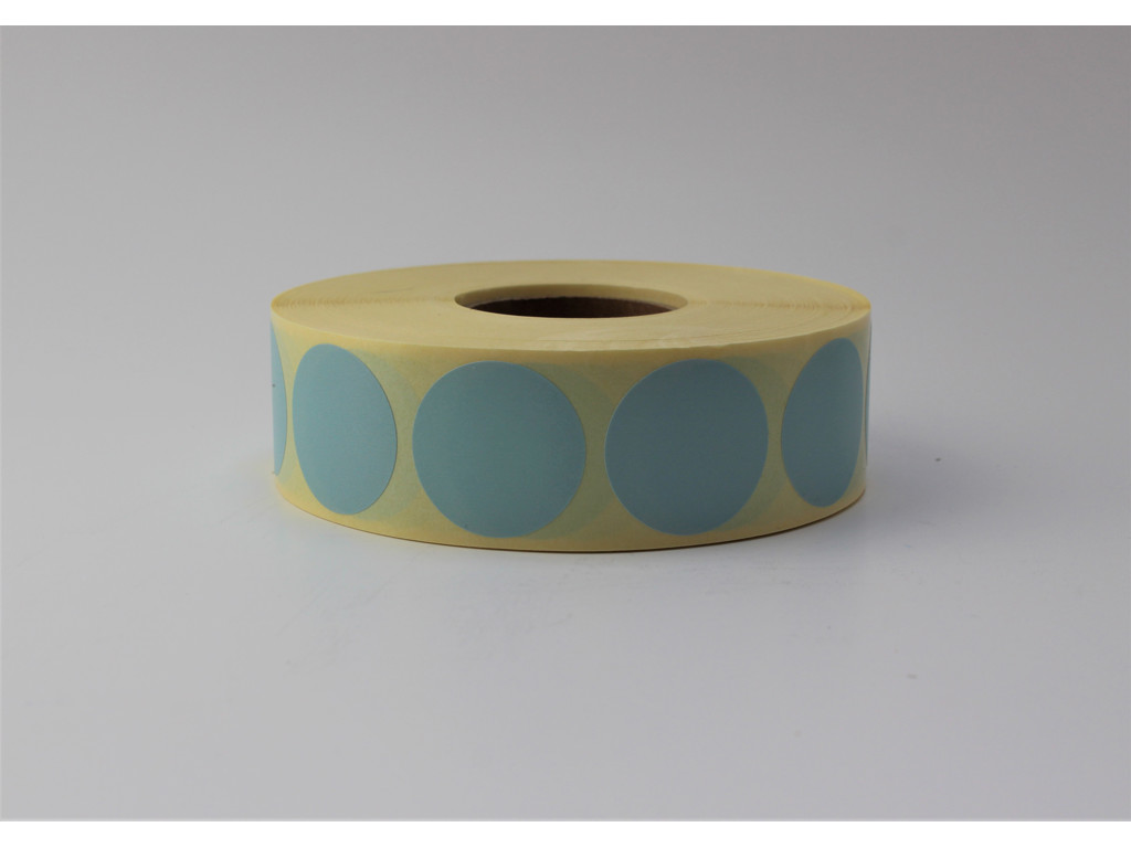 Etiketter Ø30mm baby blå (2000 stk)