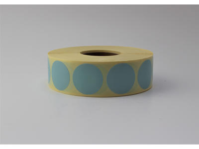 Etiketter Ø30mm baby blå (2000 stk)