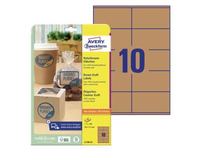 Avery etiketter L7108-25 105x57mm
