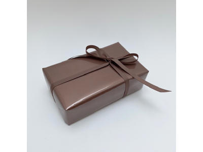 Wrapping paper brown metallic shiny 50cmx180m