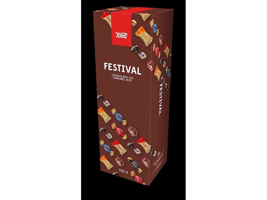 Toms Festival Chokolade 750 gr.