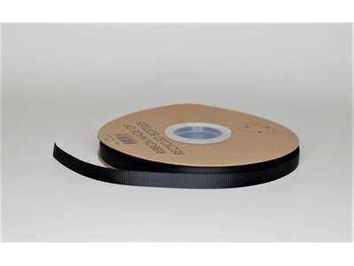 Recycled tape 9mm grooved black.