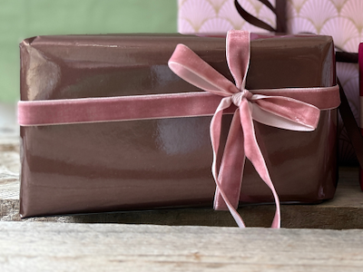 Lakpapir brunt metallic 50cmx180m