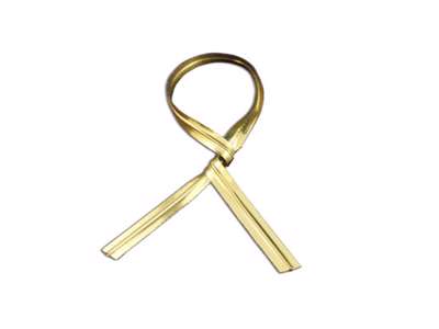Twist ties 100mm guld poselukker. 1000 stk pr. pakke.