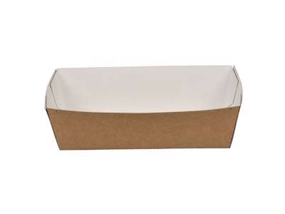 Cardboard trays No. 0 (200 g.) for berries / French fries