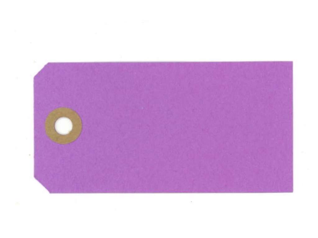Manilla tags 91 3x6cm m.purple