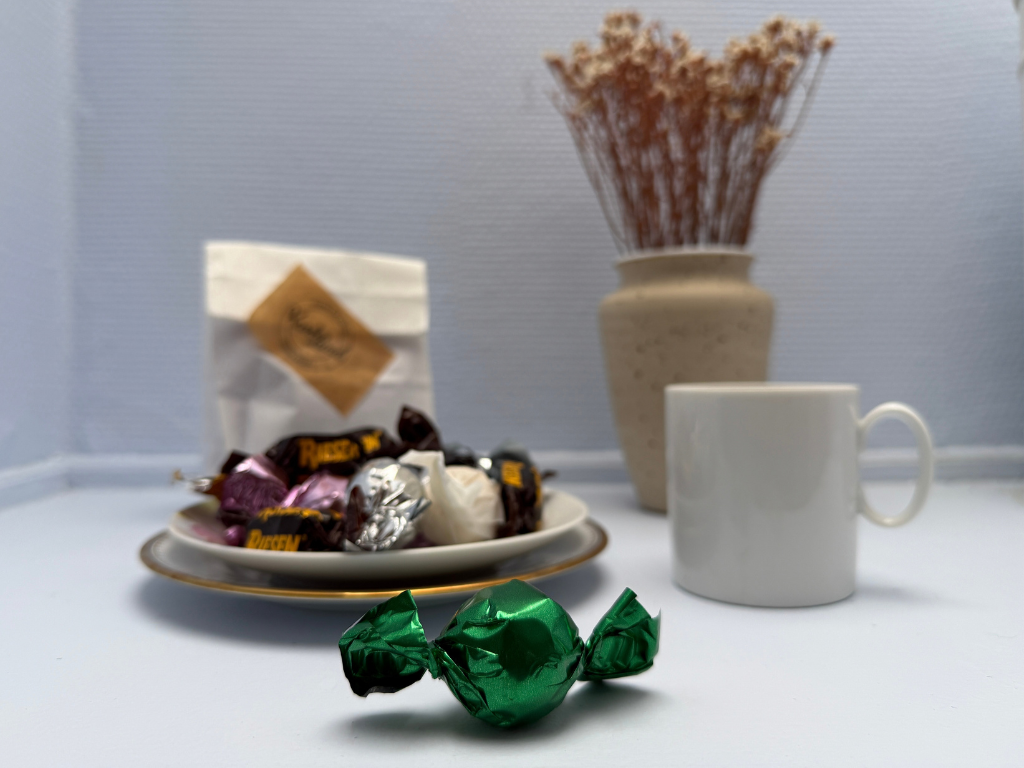 Chokoladekugler grønne - Kokos(1 kg.)